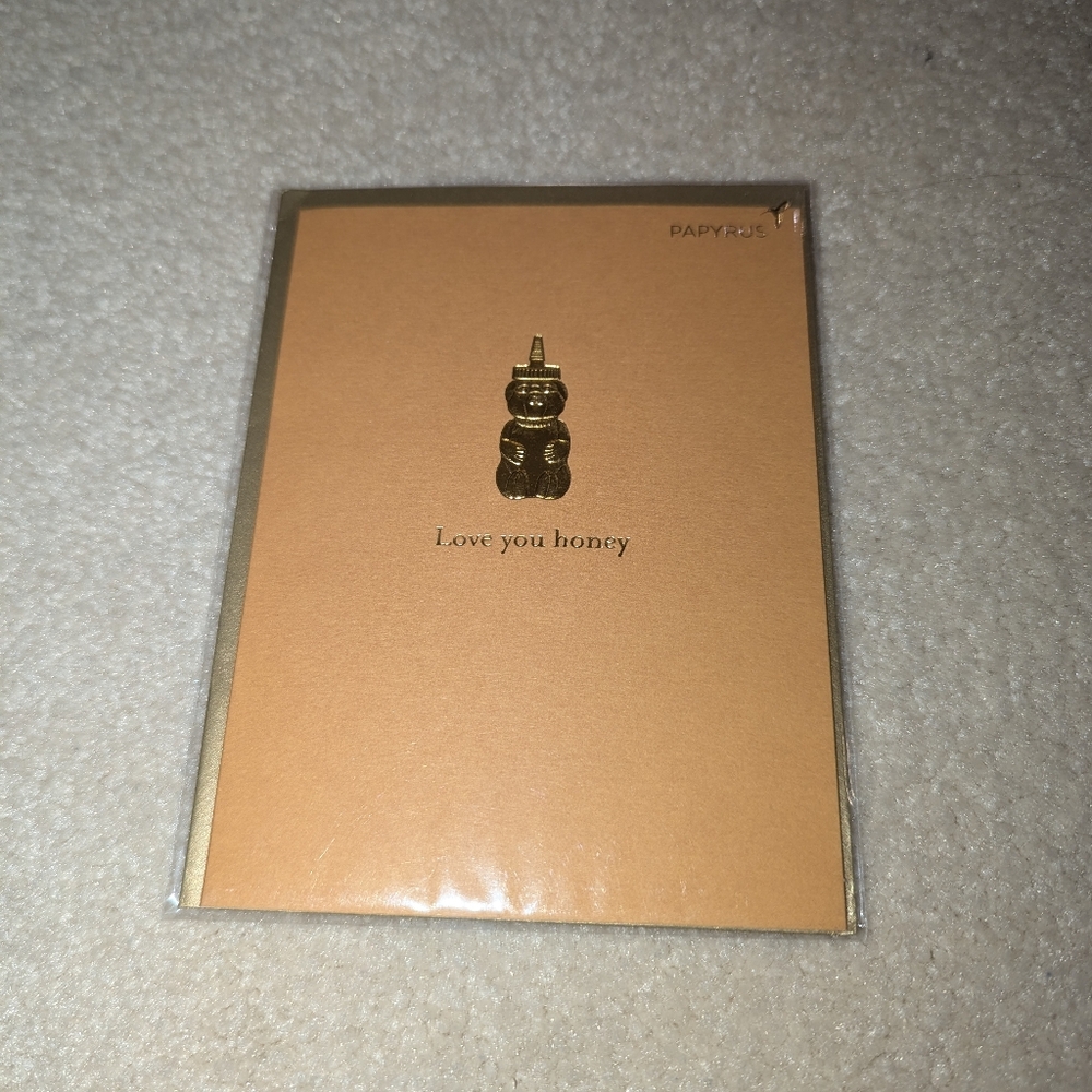 PAPYRUS Love You Honey Card